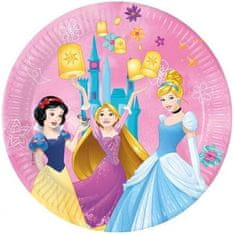 Procos Papírové talíře Disney Princezny 23cm 8ks