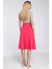 Made of Emotion Dámská midi sukně Sherap M302 růžová XL