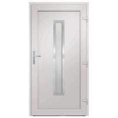 Vidaxl Vchodové dveře antracitové 98 x 208 cm PVC