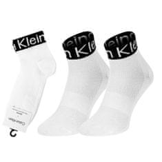 Calvin Klein 701218725 Calvin Klein dámské bavlněné kotníkové sportovní uni ponožky 1 pár v balení, bílá