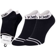 Calvin Klein 701218775 Calvin Klein dámské kotníkové uni ponožky 2 páry v balení, černá