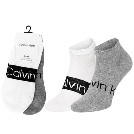 Calvin Klein 701218712 pánské bavlněné sneaker ponožky 2 páry v balení