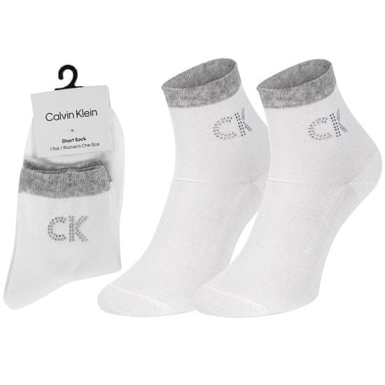 Calvin Klein 701218782 Calvin Klein dámské bavlněné zkrácené ponožky 1 pár v balení