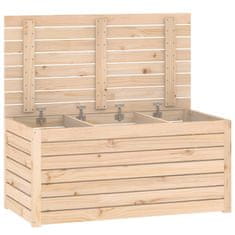 Vidaxl Zahradní box 101 x 50,5 x 46,5 cm masivní borové dřevo