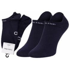 Calvin Klein 701218774 dámské universální bavlněné sneaker ponožky - 2 páry v balení, dark navy, uni