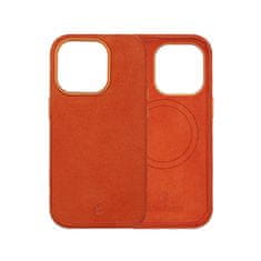 COVEREON ALCANTARA kryt s MagSafe na 14 Pro - Orange