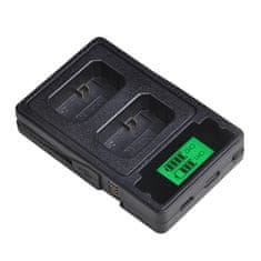 Batmax Duální USB nabíječka baterií Sony řady W s displejem pro Sony NP-FW50 (náhrada Sony BC-VW1)