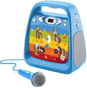 hezký přehrávač gogen déčko karaoke mikrofon usb vstup Bluetooth sluchátkový výstup cd mechanika