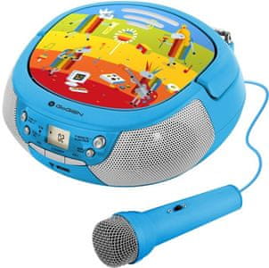 hezký přehrávač gogen déčko přehrávač karaoke mikrofon usb vstup Bluetooth sluchátkový výstup cd mechanika