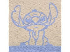 sarcia.eu Stitch Disney Slaměná nákupní taška na zip, velká tkaná taška