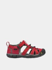 KEEN Červené dětské sandály Keen Seacamp II CNX K 30