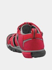 KEEN Červené dětské sandály Keen Seacamp II CNX K 30