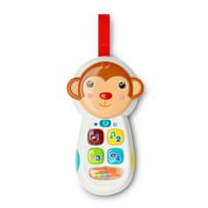 TOYZ Dětská edukační hračka telefon opička