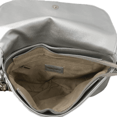 Marina Galanti flap bag Heda – stříbrná