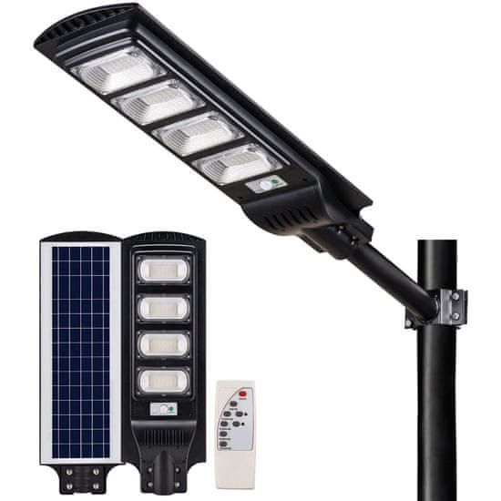 INNA Solární pouliční lampa LED 200W 6500K s pohybovým senzorem a dálkovým ovládáním