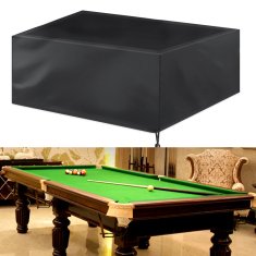 SONNENH Černý vodotěsný a prachotěsný kryt na stůl - Velikost 8ft (245x140x60 cm)