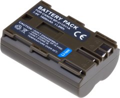 Baterie T6 Power pro Canon Media Storage M30, Li-Ion, 7,4 V, 1600 mAh (11,8 Wh), hnědá