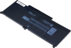 Baterie T6 Power pro Dell Latitude 12 7280, Li-Poly, 7,6 V, 7500 mAh (57 Wh), černá