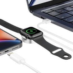 Tech-protect Ultraboost USB magnetická nabíječka na Apple Watch + Lightning 1.5m, bíla