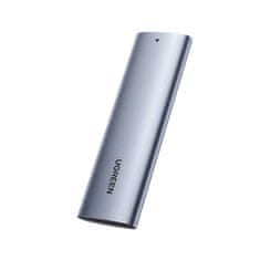 Ugreen CM400 externí box na M.2 B-Key SATA 3.0 SSD + kabel USB-C, šedý