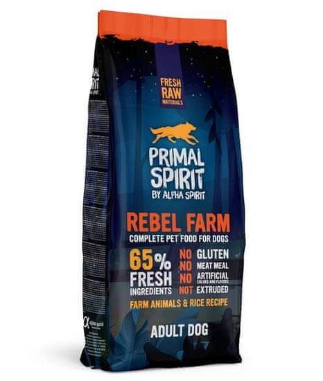 Primal Rebel Farm Dog Food 12 kg granule bez obilovin pro dospělé psy všech plemen
