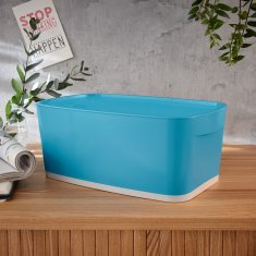 Leitz Malý úložný přenosný box Cosy MyBox s organizérem klidná modrá