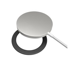 FIXED Magnetická nálepka na mobilní telefony pro použití technologie MagSafe MagPlate, černá