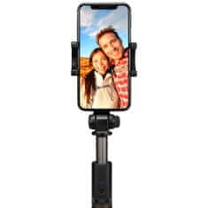 Spigen Selfie Tyč S540W bezdrátová Selfie Stick Tripod Black
