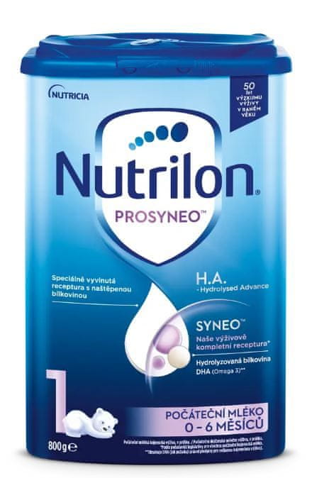 Levně Nutrilon 1 Prosyneo™ H.A. - Hydrolysed Advance počáteční kojenecké mléko od narození 800 g