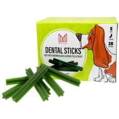 Mersjo MERSJO Dentální pamlskek pro psy , přírodní dentální svačinka, zdravé zuby a dásně, pro rozmazlování i jako doplněk zdravé stravy - S 28 ks