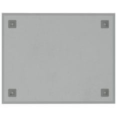 Vidaxl Nástěnná magnetická tabule bílá 50 x 40 cm tvrzené sklo