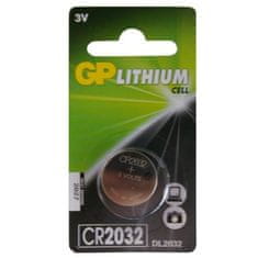GP Baterie CR2032, lithiová, blistr