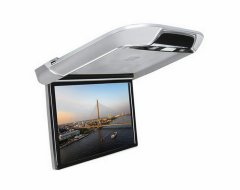 CARCLEVER Stropní LCD monitor 21,5 šedý s OS. Android HDMI / USB, dálkové ovládání se snímačem pohybu (ds-215Agrc)