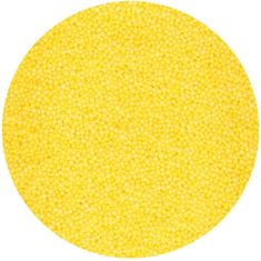FunCakes FunCakes Cukrové perličky - máček - žlutý - 80g