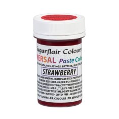 Sugarflair Colours Universal gelová barva - Strawberry 22g