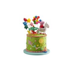 Dekora DeKora - Set dekorační figurka - Prasátko Peppa + kolotoč