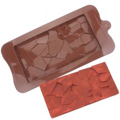 Caketools Silikonová forma na tabulkovou čokoládu - rozlámaná