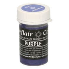 Sugarflair Colours pastelová gelová barva - purple - 25g