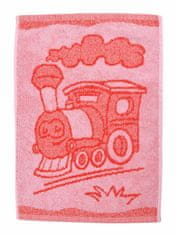 Profod  Dětský ručník Train red 30x50 cm