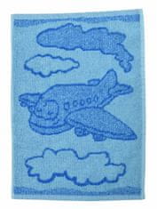 Profod  Dětský ručník Plane blue 30x50 cm
