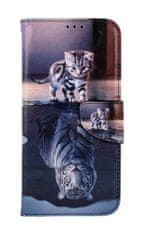 TopQ Pouzdro Samsung A54 5G knížkové Tygr 94298