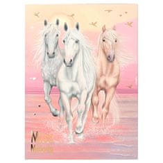 Miss Melody Dopisní sada , Růžová a pastelové barvy, 3 koně v běhu | 0412380_A