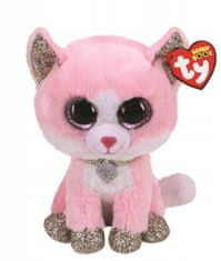 TY 36489 FIONA růžová kočka - 24 cm