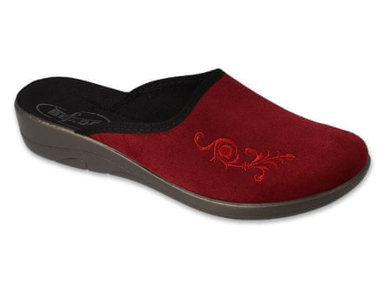 Befado dámské pantofle JULA 552D018 červené