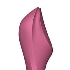 Satisfyer Vibrátor na stimulaci klitorisu Curvy Trinity 3 Red