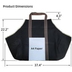 FIREWOOD Bag Taška na dřevo černá V1