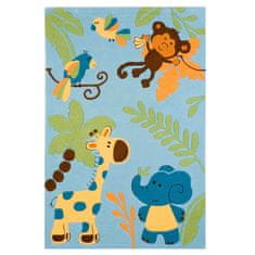 Bakero Dětský koberec Kids jungle blue, 1.80 x 1.20