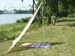 Peddy Shield Plachta campingová 3x3x2,5m, krémová
