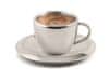 Weis Hrnek na espresso s podtáckem, dvouplášťová nerezová ocel, 55 ml