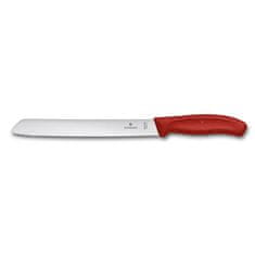 Victorinox Nůž na pečivo Swiss Classic, 21 cm, červený